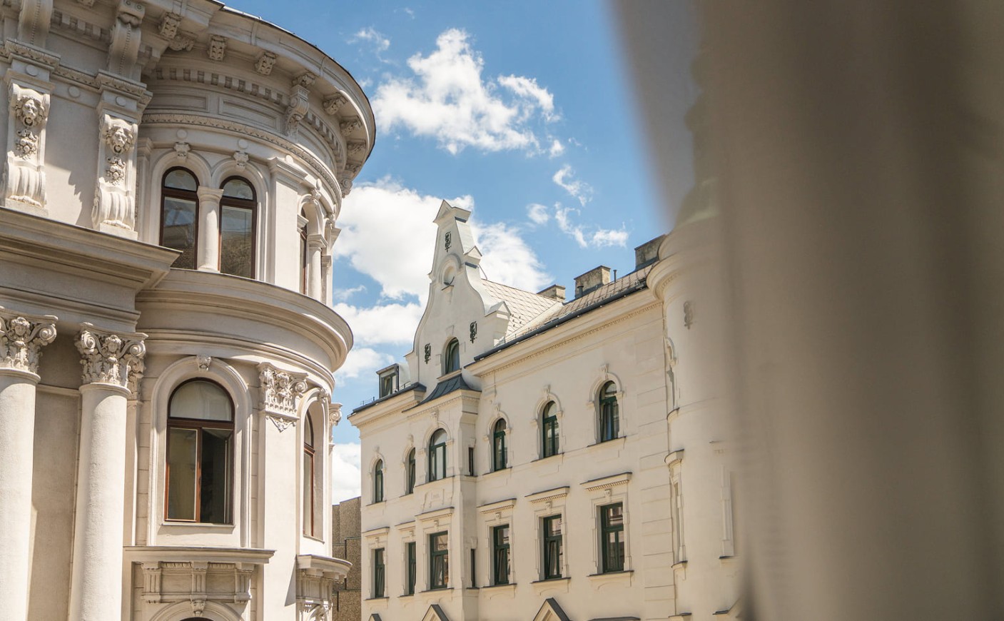 Blick auf historische Architektur im Herzen Wiens